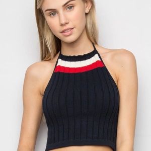 Brandy Melville Halter Crop Top